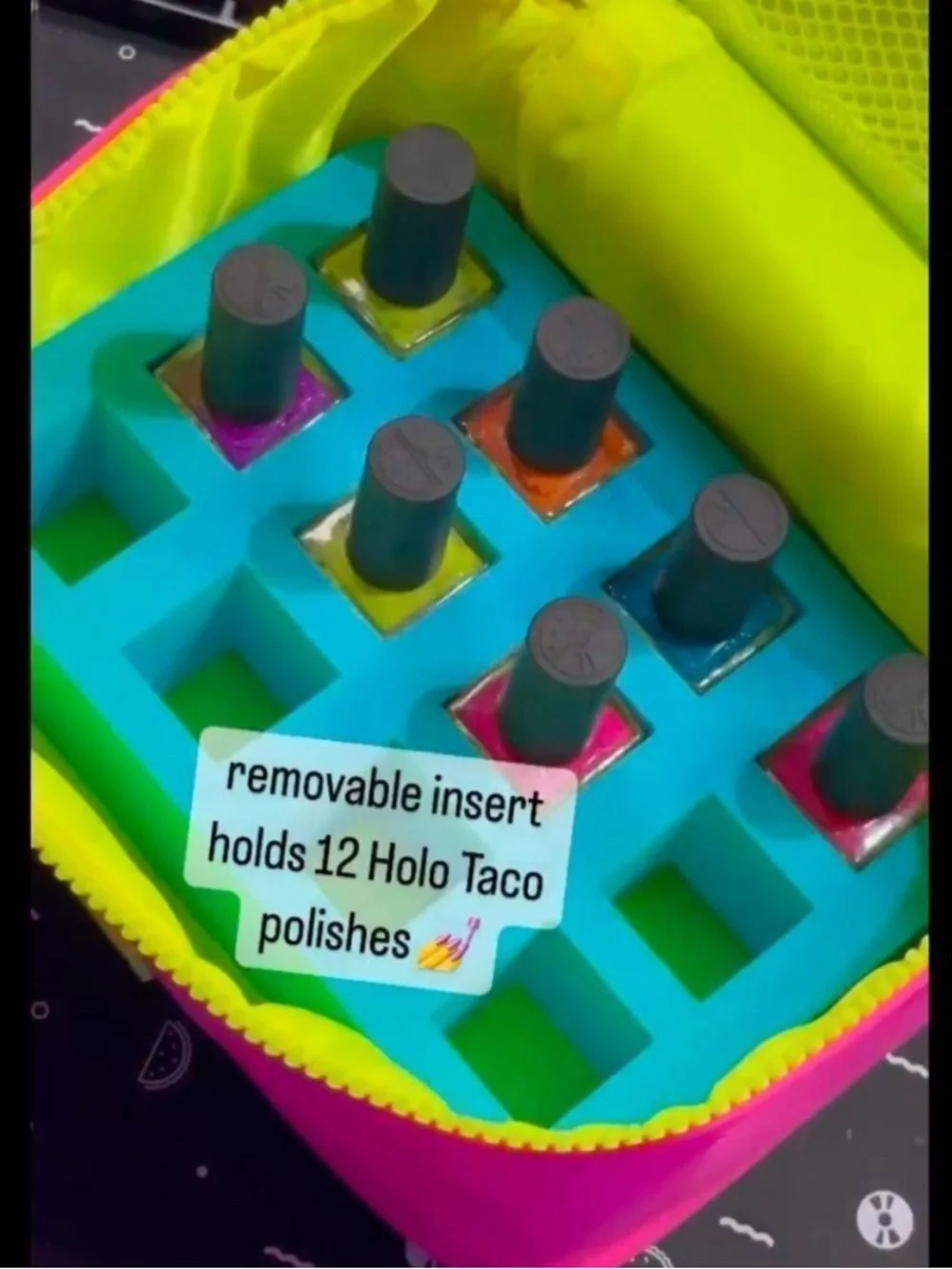 Holo Taco Limited Edition 4th Anniversary Retro On-the-Go Travel Storage Bag